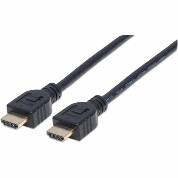 Manhattan HDMI - HDMI kabel 1m černý (353922)