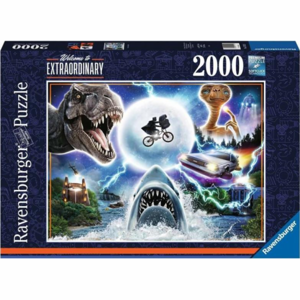 Puzzle Ravensburger Universal-Amblin Multi-pro 2000 dílků