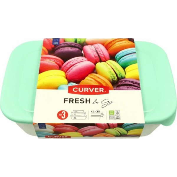 Sada Curver 3 ks dóz 0,5+1+2L