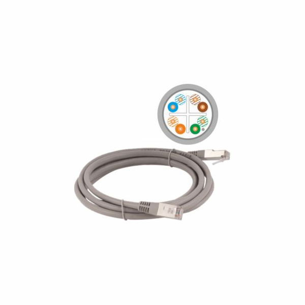 A-LAN KKS6SZA10 networking cable Grey 10 m Cat6 U/UTP (UTP)