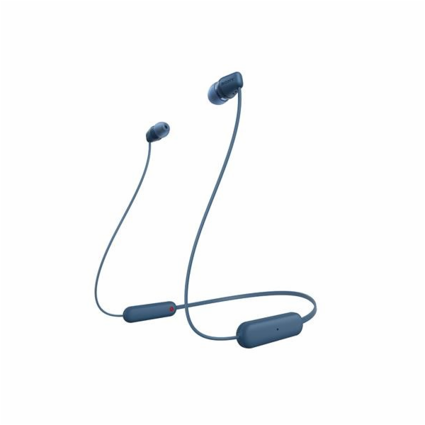 SONY WIC100L.CE7 bezdrátová sluchátka do uší - blue