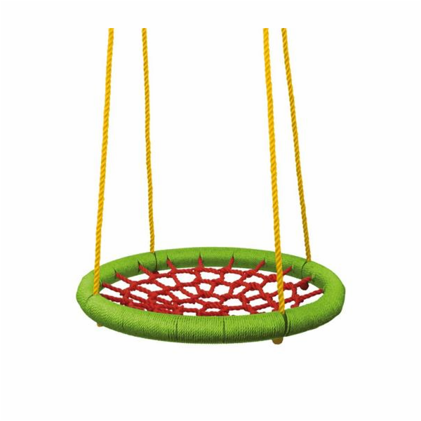 Hračka Woody Houpací kruh (průměr 83cm) - zelenočervený