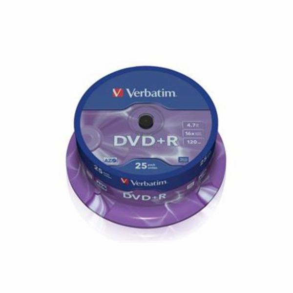 VERBATIM 43500 DVD+R(25-Pack Spindle)