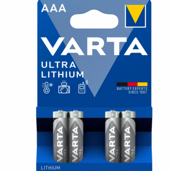 Varta Ultra Lithium Micro AAA  4 ks baterie