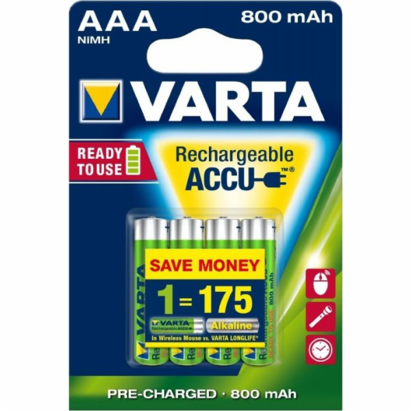 Baterie VARTA akuR03 0,8Ah 1ks