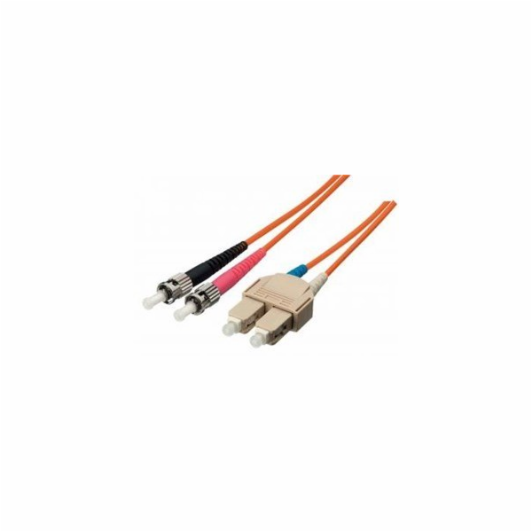 Vybavte vlákno Optic Patchord ST - SC Singlemode Duplex O...