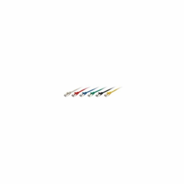 Equip Patchcord Cat 6a, SFTP, 0,25m, černý (606101)