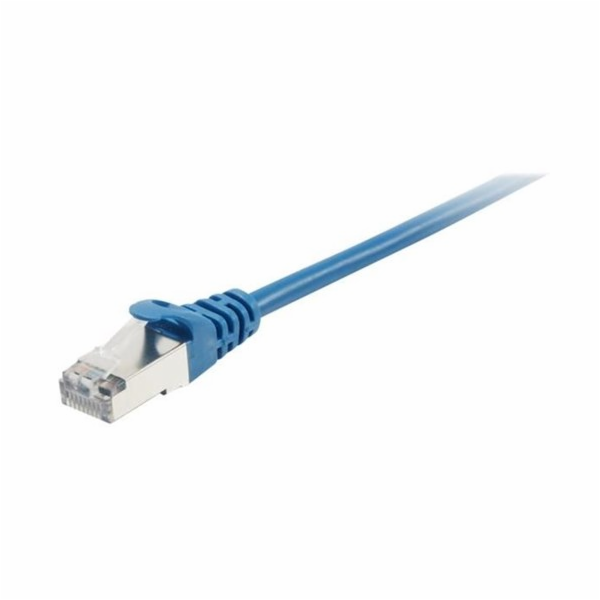 Equip Patchcord Cat 6a, SFTP, 10m, modrý (606208)