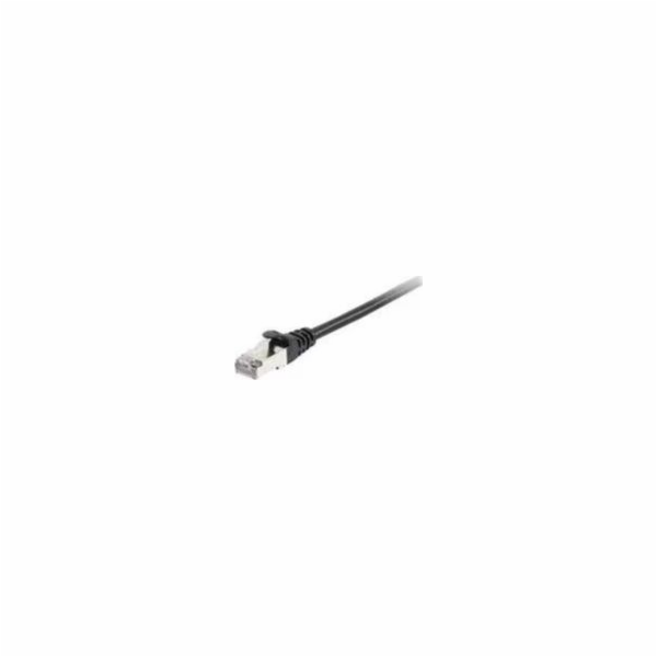 Equip Patchcord Cat 6a, SFTP, 7,5m, černý (606107)