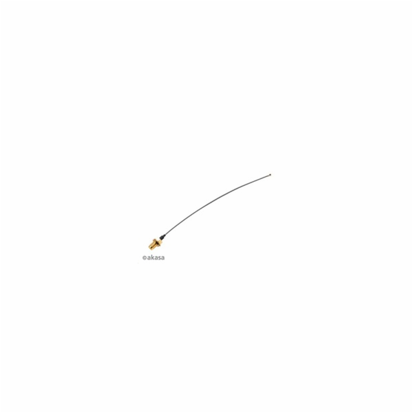 AKASA anténní kabel I-PEX MHF4L na RP-SMA female, 22cm, 2...