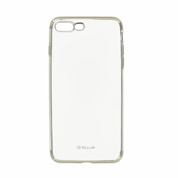Tellur Cover Silicone Electroplated for iPhone 8 Plus silver