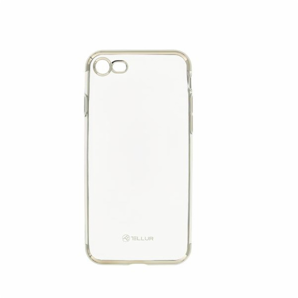 Tellur Cover Silicone Electroplated for iPhone 8 silver