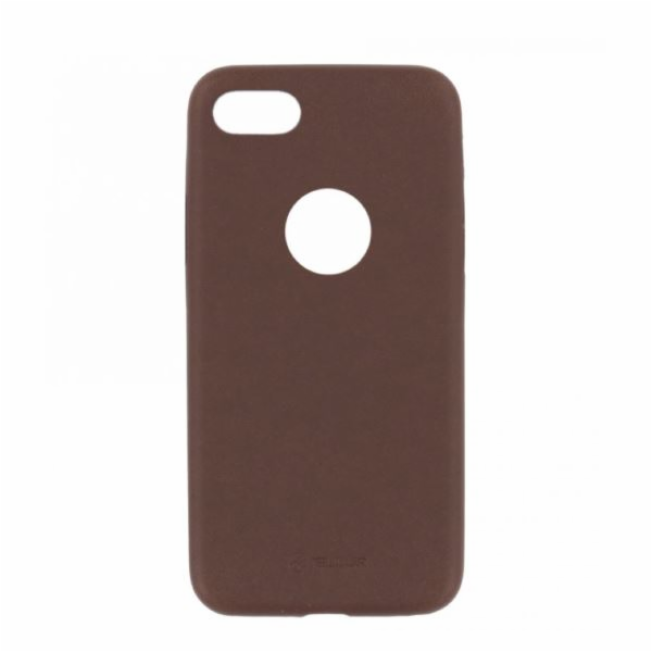 Tellur Cover Slim Synthetic Leather for iPhone 8 brown