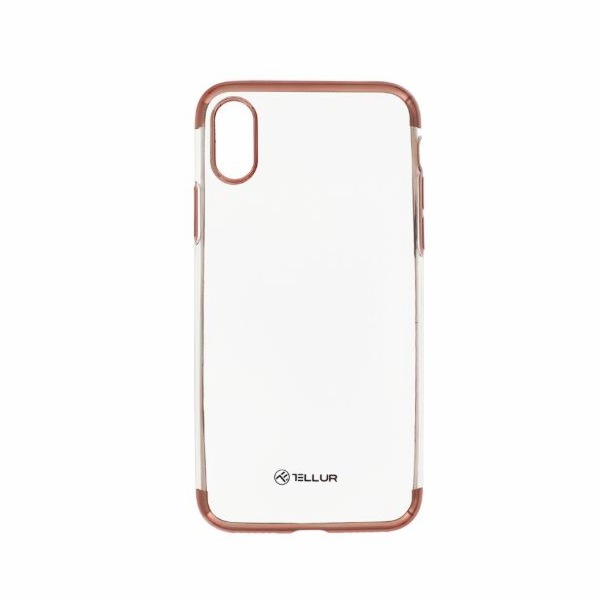 Tellur Cover Silicone Electroplated for iPhone X/XS rose ...
