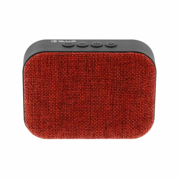 TELLUR Callisto, Bluetooth reproduktor 3W, červený