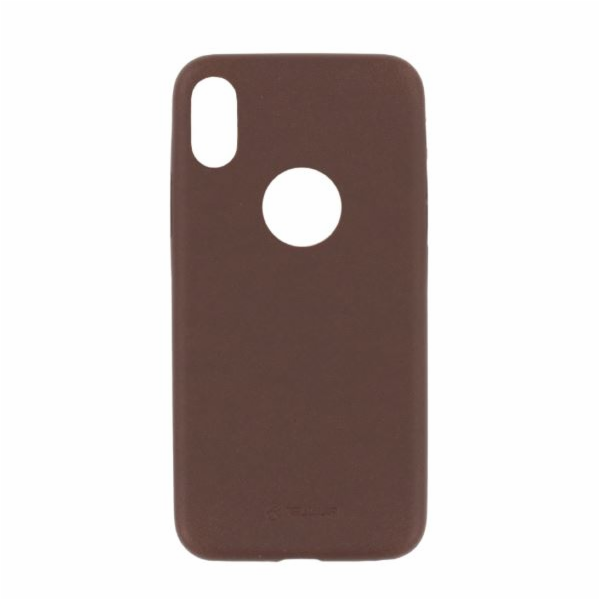 Tellur Cover Slim Synthetic Leather for iPhone X/XS brown