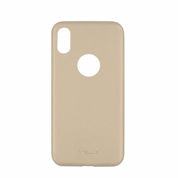 Tellur Cover Slim Synthetic Leather for iPhone X/XS gold