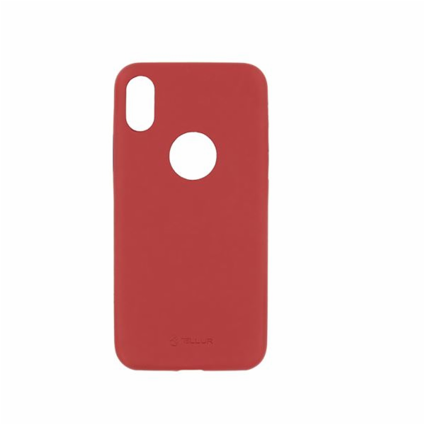Tellur Cover Slim Synthetic Leather for iPhone X/XS red