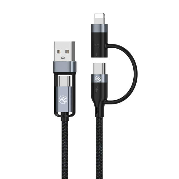 Tellur 4in1 Cable USB/Type-C to Type-C (PD65W)/Lightning ...