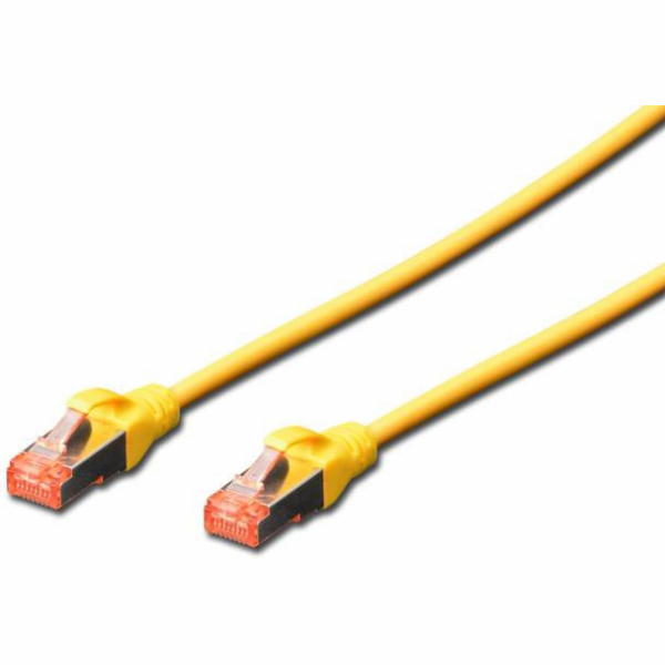 Digitus Patch Cable,S-FTP, CAT 6, AWG 27/7, LSOH, Měď, žl...