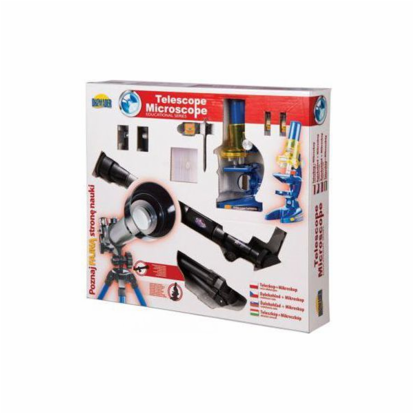 Teleskop + mikroskop Zestaw EDUKACYJNY