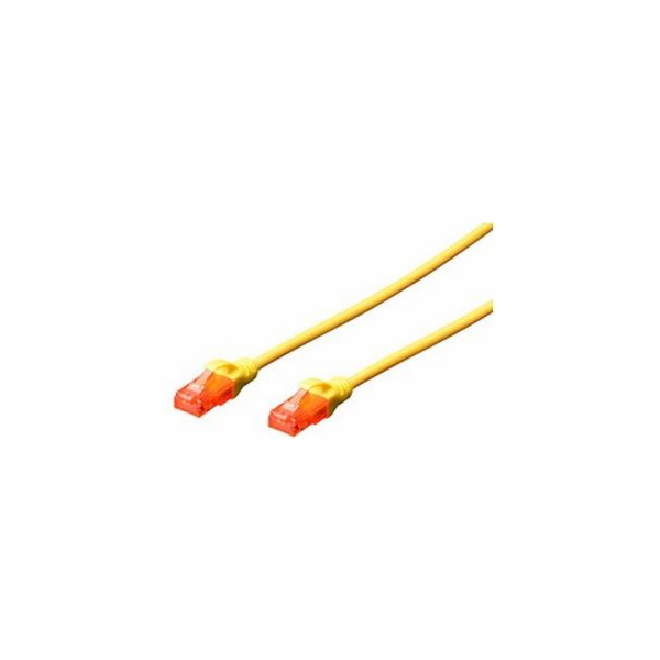 Digitus Ecoline Patch Cable, UTP, CAT 6e, AWG 26/7, žlutý...