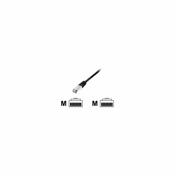 Equip Patchcord Cat6, S/FTP, HF, 250 MHz, 2 m, černý (605...