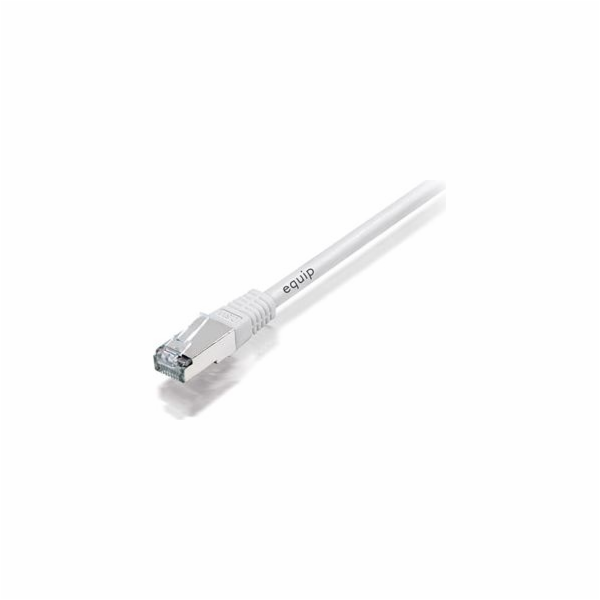 Equip Patchcord, S/FTP, Cat6A, PIMF, HF, 0,5 m, bílý (605...