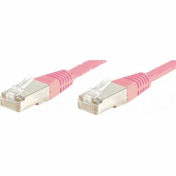 Vybavit 605585 Patch Cable S/FTP CAT6 7,50 m Pink