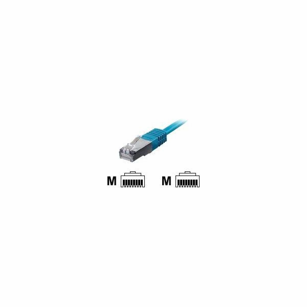 Vybavit Patchcord CAT6 S / FTP 10m modrý (605536)