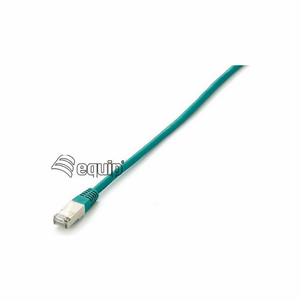 Equip Patchcord Cat6a, S/FTP, 10m, zelený (605646)