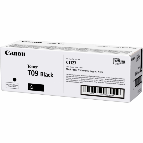 CANON toner T09BK černý pro i-Sensys X C1127P , C1127I a ...