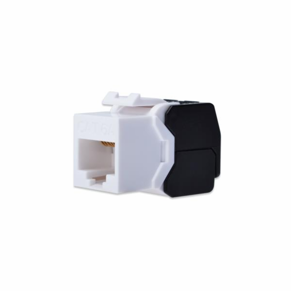 DIGITUS CAT 6A Keystone Jack, nestíněné připojení bez nářadí