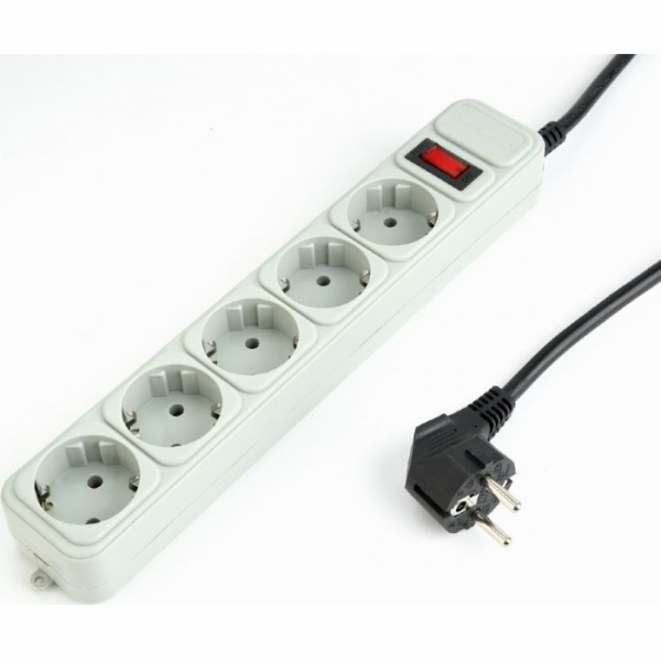 Gembird SPG3-B-15C přepěťová ochrana 5 AC zásuvky / AC zá...