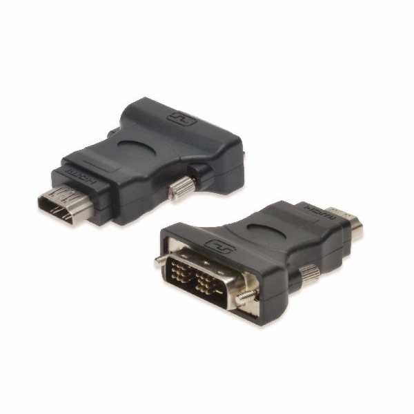 Digitus DVI Adapter, DVI(18+1) - HDMI type A M/F, DVI-D s...