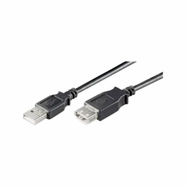 USB 2.0 Verlängerungskabel, USB-A Stecker > USB-A Buchse