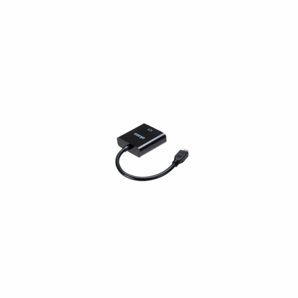 AKASA adaptér Micro HDMI na VGA, 15cm, 1080p