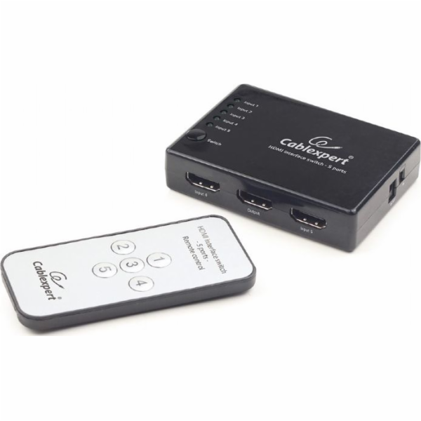 GEMBIRD DSW-HDMI-53 Gembird HDMI přepínač rozhraní, 5 porty