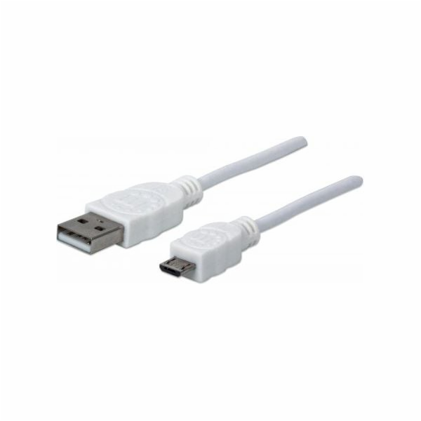 Manhattan USB 2.0 A-St. USB kabel > micro-B-St. 1,0 m (32...