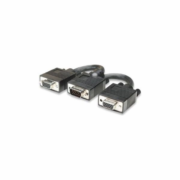 Manhattan D-Sub (VGA) x2 D-Sub (VGA), černá (304559)