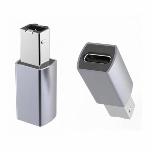 Redukce USB C female - USB2.0 B Male hliníková