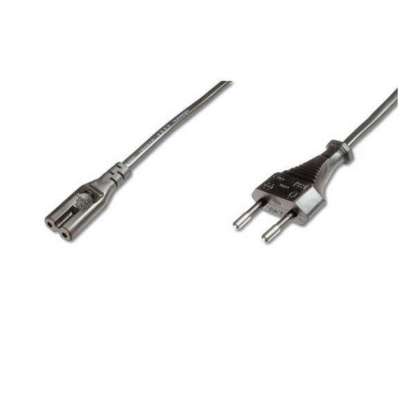 Digitus Napájecí kabel, Euro - C7 M / F, 1,8 m, H03VVH2-F...