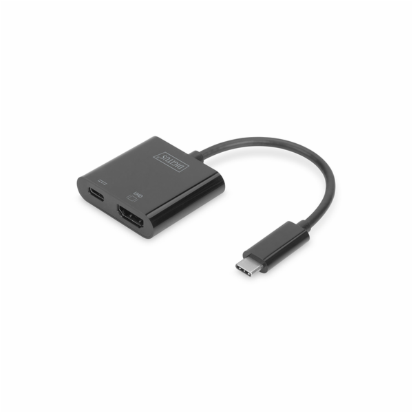 DIGITUS Grafický adaptér HDMI 4K HDMI Type-C ™ + USB-C ™ ...