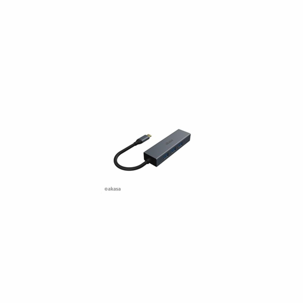 AKASA adaptér USB Type-C 4-In-1 Hub with Ethernet