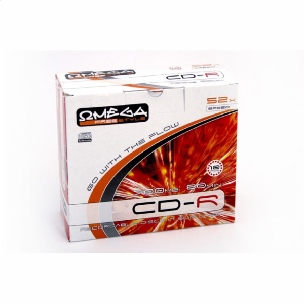 Omega CD-R 700 MB 52x 10 kusů (56663)