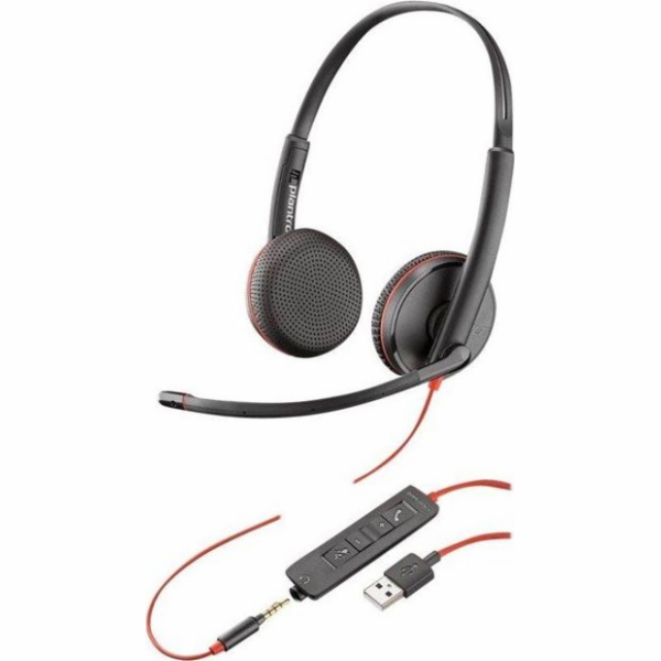 Poly Blackwire C3225 USB-A sluchátka s mikrofonem (209747...