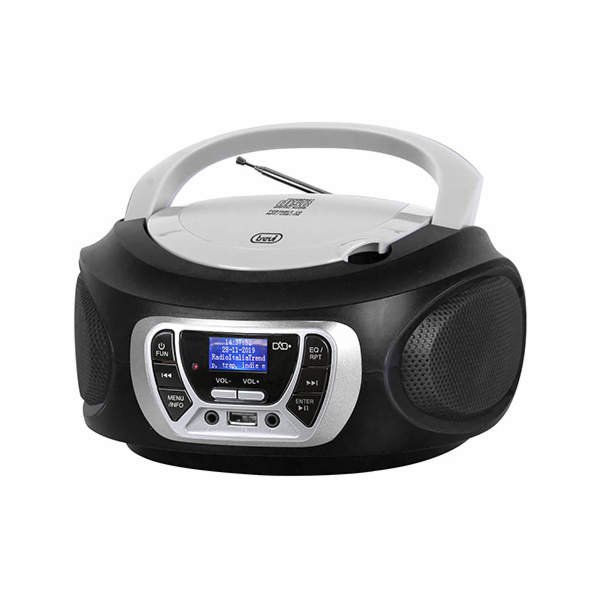 Přehrávač Trevi, CMP 510 DAB BK, přenosné, CD-MP3, CD-R/R...