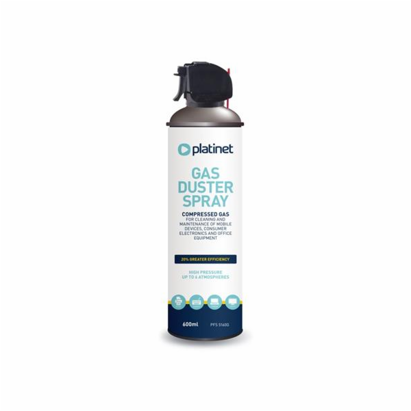 PLATINET stlačený plyn 600ml se spouští