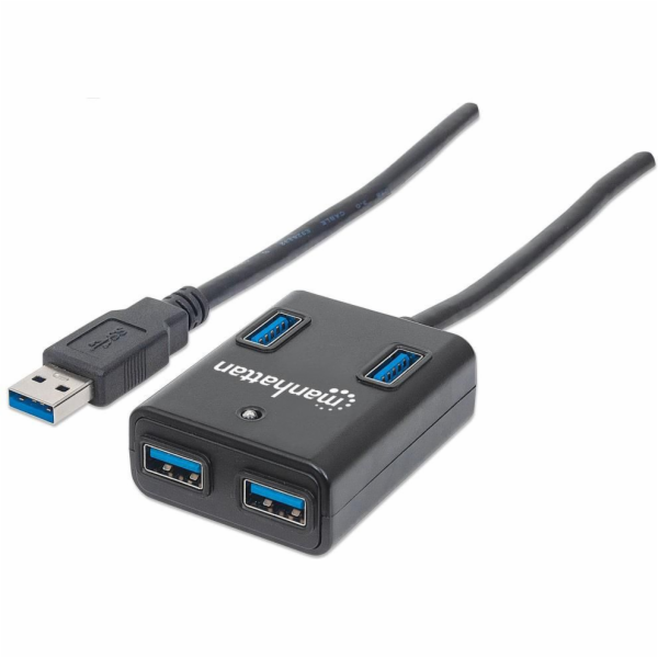 USB HUB Manhattan 4x USB-A 3.0 (162302)