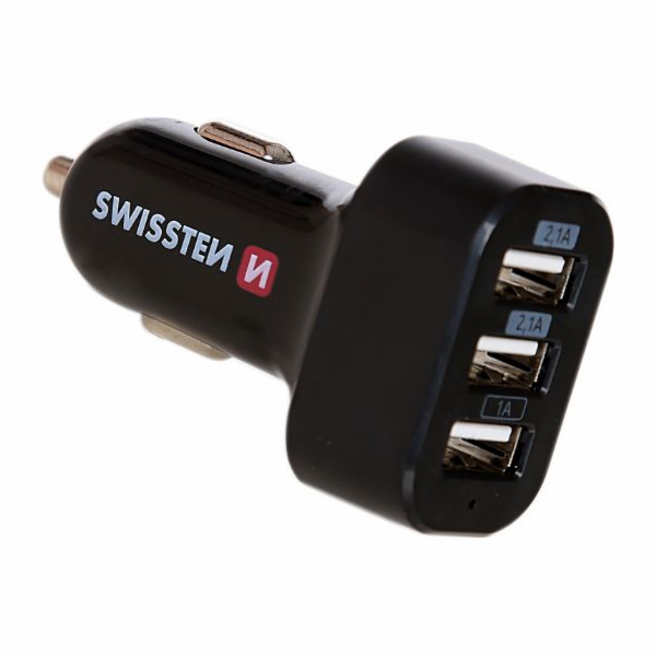 Swissten Cl Adaptér 3X Usb 5,2A Power